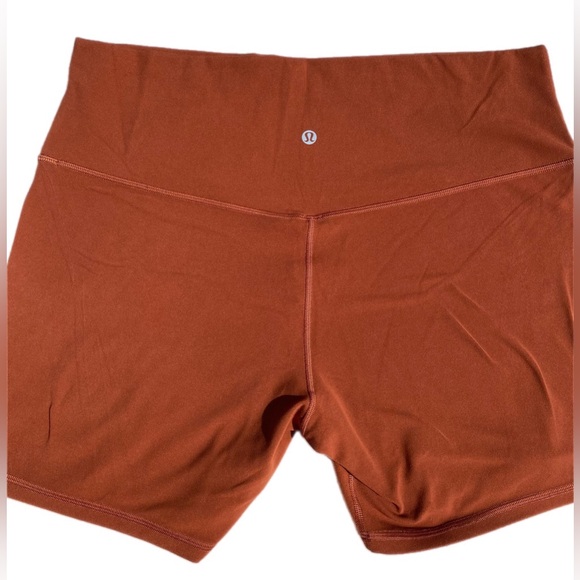 lululemon athletica align short 6” Dark Terracotta size 16 - Picture 14 of 15